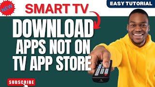 How to Download Apps on Smart TV Not Available on TV Apps Store 2024 Very Simple [upl. by Otrebireh43]