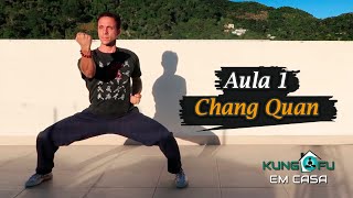 KUNGFU EM CASA  AULA 01  CHANGQUAN quotPUNHOS DO NORTEquot [upl. by Pillihp]