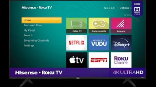 Unboxing Of The 58quot Class R6 Series 4K UHD Dolby Vision Hisense Roku TV With HDR10 [upl. by Eelra313]