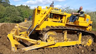 Classic Cat D6C Dozer Working [upl. by Guimar671]