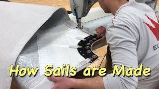 How Sails are Made  A visit to the Elvstrom Sails Loft [upl. by Lynna814]