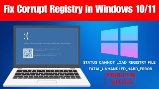 Fix Corrupt Registry in Windows 11 [upl. by Harle]