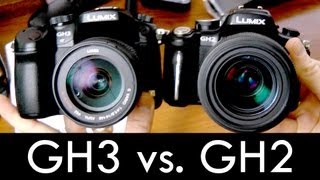 New Panasonic GH3 comparison vs GH2 [upl. by Ancilin]