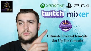 How To Set Up StreamElements For a Console Stream [upl. by Anelim]