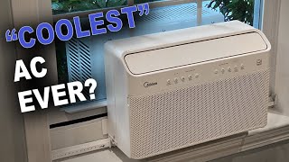 Midea 8000 BTU U Smart Inverter Window AC Installation and Review [upl. by Aihtniroc821]