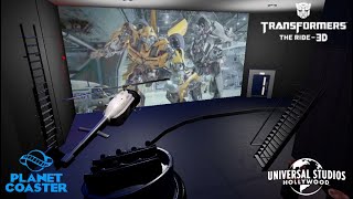 Planet Coaster  USH  Transformers The Ride  3D [upl. by Ormiston]