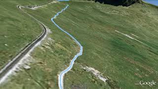 Llanberis Path  Ascending Snowdon aerial fly through [upl. by Eachelle]