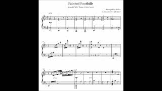 Final Fantasy XIV Piano Collections Painted Foothills Transcription [upl. by Llennej983]