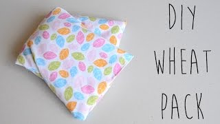 DIY  How to Make Wheat Packs Heat Pack DIY or Cold Pack DIY [upl. by Fianna324]