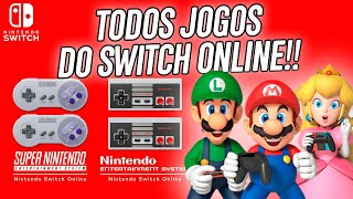 Todos os jogos do Nintendo Switch Online  Super Nintendo e Nintendinho [upl. by Assirehs393]