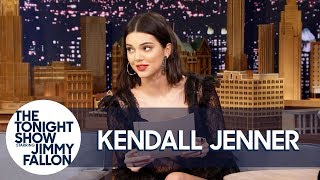 Kendall Jenner Reads a Letter She Wrote as a Teen Predicting Her Modeling Fame [upl. by Nahsed570]