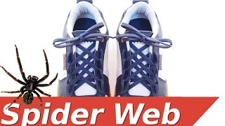 ✔ How to Cool Lace Shoes Spider Web Lacing ✔ [upl. by Egrog149]