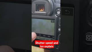 Shutter speed and iso setup [upl. by Urquhart]