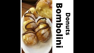 الدونات الإيطالي رووعة هش ولذيذ Bombolini Italian donuts with vanilla pastry cream Donuts [upl. by Nai]