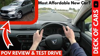 2021 Dacia Sandero  Full POV Review Tour amp Test Drive  Bargain of the Year [upl. by Othe]