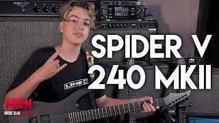 Line 6 Spider V 240 MkII 2x12 Combo Demo amp Review [upl. by Gabby]