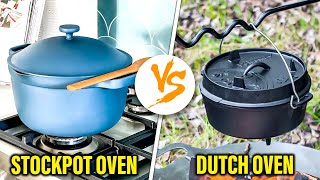 Stockpot vs Dutch Oven What Are The Differences A Detailed Comparison [upl. by Edroi]