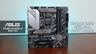 Budget Intel B760 Motherboard  ASUS PRIME B760MA WIFI D4 Review [upl. by Ille121]