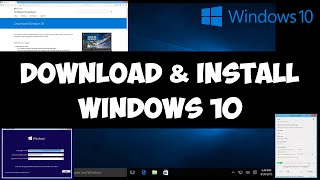 Download and install Windows 10 [upl. by Comyns]