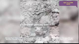 DETIK² MENGERIKAN  TIBATIBA GUNUNG BERAPI MELETUS DAHSYAT 5112024 SUARA DENTUMAN G LEWOTOBI [upl. by Bleier23]