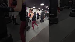 Tracking Cardio Kickboxing With Impact Wrap at iLoveKickboxing [upl. by Lesirg801]