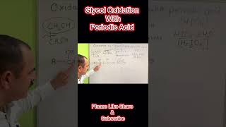 Periodic acid Oxidation of Glycol  Oxidation of Vicinal Diol  Dihydric Alcohol Shorts [upl. by Grissel]