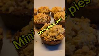 Mini apple pies with nuts sweetrecipe sweetfood cake applepie muffin dessert baking shorts [upl. by Otsirave]