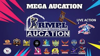 MEGA AUCTION RAJASTHAN MUSLIM PREMIER LEAGUE  BIKANER [upl. by Stochmal]