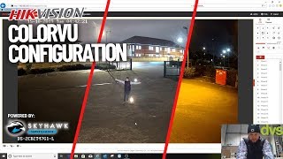 Hikvision ColorVu Set Up and Comparison at Night [upl. by Ojela242]