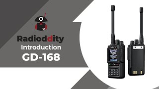 Radioddity GD168 5W Dual Band DMR  Satellite Call  Noise Reduction  TypeC Charging Programming [upl. by Hyacintha]