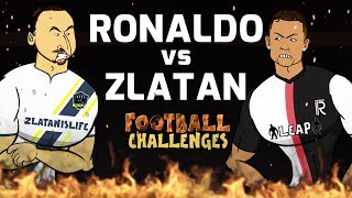 🔥Ronaldo vs Zlatan Football Challenges🔥 [upl. by Lielos]