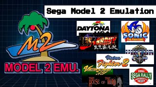 6 Sega model 2 Light gun games on M2 Emulator [upl. by Onairelav245]