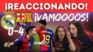 🔥REACCIONANDO AL CLÁSICO ¡BARCELONA HUMILLA 04 AL REAL MADRID NOS PONEMOS a seis PUNTOS💙❤️ [upl. by Wade]