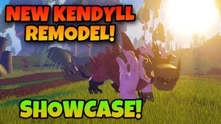 🐊NEW KENDYLL REMODEL IS HERE SHOWCASE  Creatures of Sonaria [upl. by Eenahpets940]