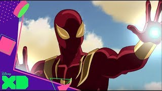 Marvel Ultimate SpiderMan  Encallados  Disney XD España [upl. by Rahcir]