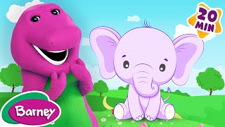 The Elephant Song  More Barney Nursery Rhymes and Kids Songs [upl. by Digdirb]