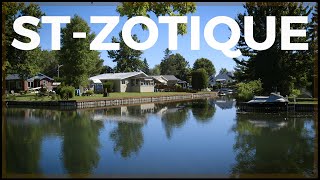 STZOTIQUE  Quebec Canada  Plage et Canaux Navigables  Virtual Tour [upl. by Hanselka]