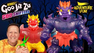 What’s Inside 11 Heroes of Goo Jit Zu Goo Shifters amp Ultra Rare Corruptagon AdventureFun Toy review [upl. by Greyson]