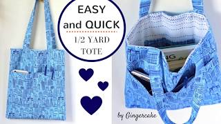 THE BEST 12 yard TOTE Quick Easy Sewing Fun for EVERYONE [upl. by Cilla382]