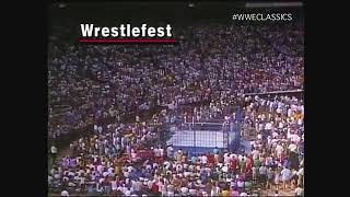 WWF WWE Wrestlefest 1988  Hulk Hogan vs André the Giant in a Steel Cage [upl. by Basile268]