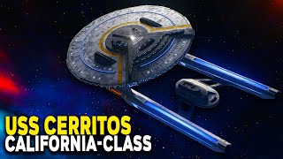 The SECOND Contact Ship  Californiaclass USS Cerritos  Star Trek Starships [upl. by Atirat70]