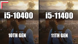 Intel Core i510400 vs Intel Core i511400 Z490 — Test in 10 Games 1080p 1440p [upl. by Chappie301]