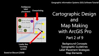 GIS Software Tutorial Cartographic Design and Map Making with ArcGIS Pro Part 2 of 9 GIS Maps [upl. by Nhguav909]