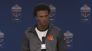 DeShone Kizer Postgame Press Conference 1029 [upl. by Aiker]