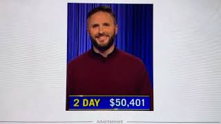 JEOPARDY ALLNEW LIVE FINAL RESULT TODA MARK FITZPATRICK WINS 2 STRAIGHTMONDAY OCTOBER 7 2024🏆👍 [upl. by Carnay]