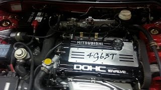 How To Mitsubishi Eclipse 4G63T Timing Belt [upl. by Nylek814]