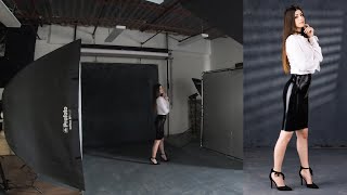 Using the profoto D2 with 5 Octa 4X6 Softbox and 6X6 refelctor for Fashion Shoot May 2 2021 [upl. by Siramad845]