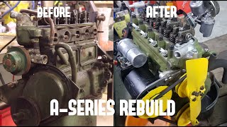 Rebuilding an Aseries engine  Morris Minor 1000 [upl. by Lawler699]