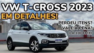 NOVO VOLKSWAGEN TCROSS 2023 HIGHLINE EM DETALHES  Falando de Carros [upl. by Maggy829]