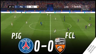 PSG vs FC LORIENT 00 MATCH HIGHLIGHTS • Video Game Simulation amp Recreation [upl. by Chard511]